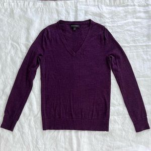 Banana Republic 100% Merino Wool V-Neck Sweater